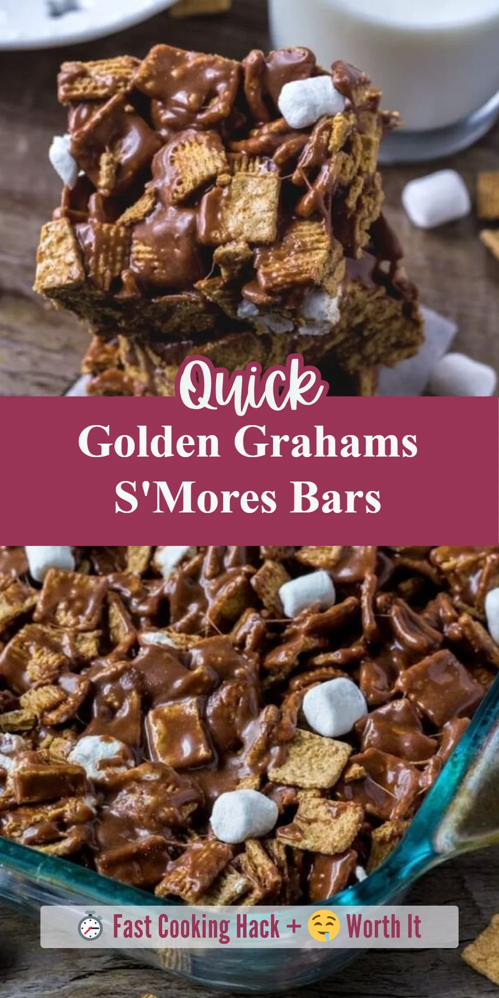 Golden Grahams S'Mores Bars