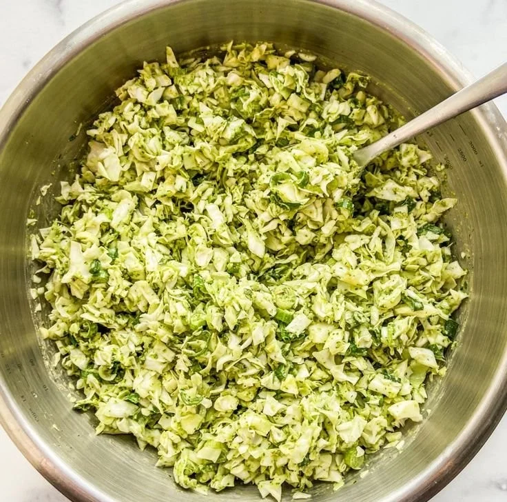 Green Goddess Cabbage Salad