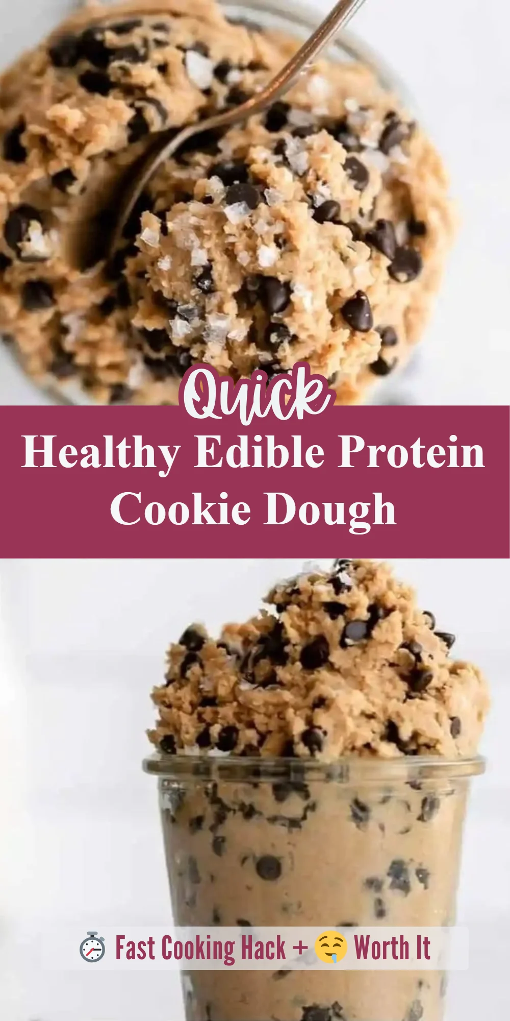 Healthy Edible Protein Cookie Dough