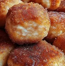Delicious cinnamon sugar biscuit bites ready to enjoy as a sweet snack