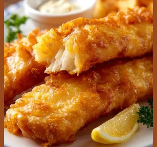 Crispy Long John Silver's batter coating for delicious seafood dishes