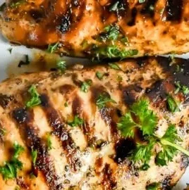 Delicious Mediterranean chicken marinade ready for marinating chicken.
