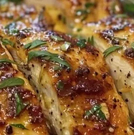 Juicy and tender melt in your mouth chicken breast dish served on a plate