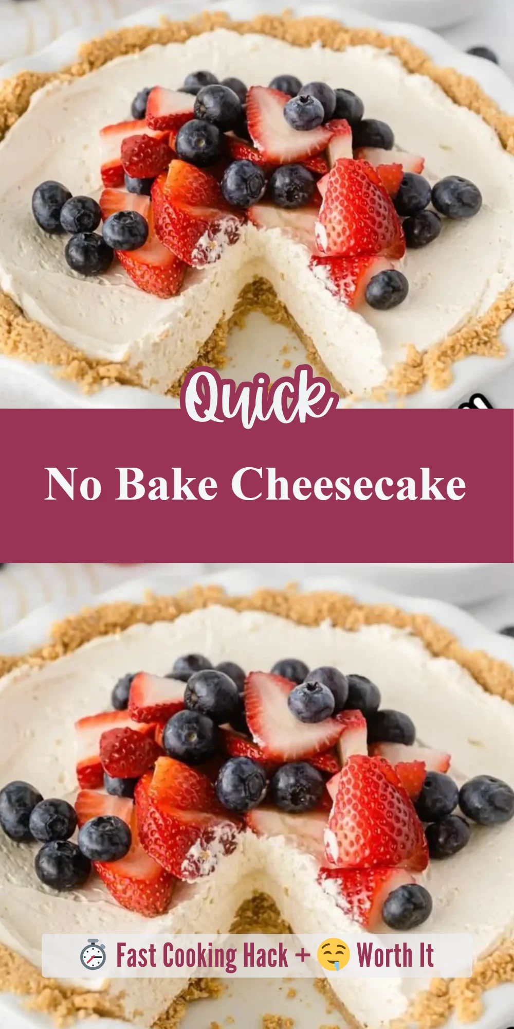 No Bake Cheesecake