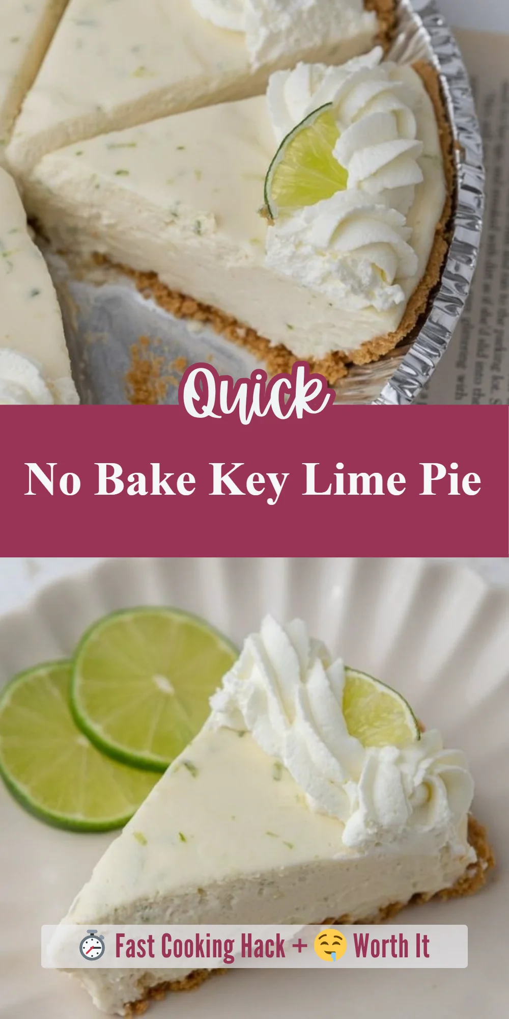 No Bake Key Lime Pie