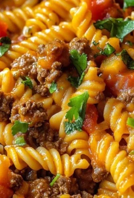 One Pot Beef Taco Pasta dish served in a bowl with toppings