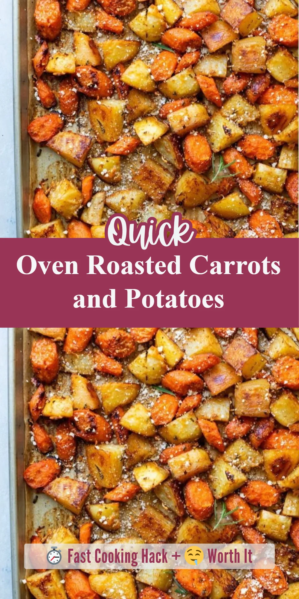 Oven Roasted Carrots and Potatoes
