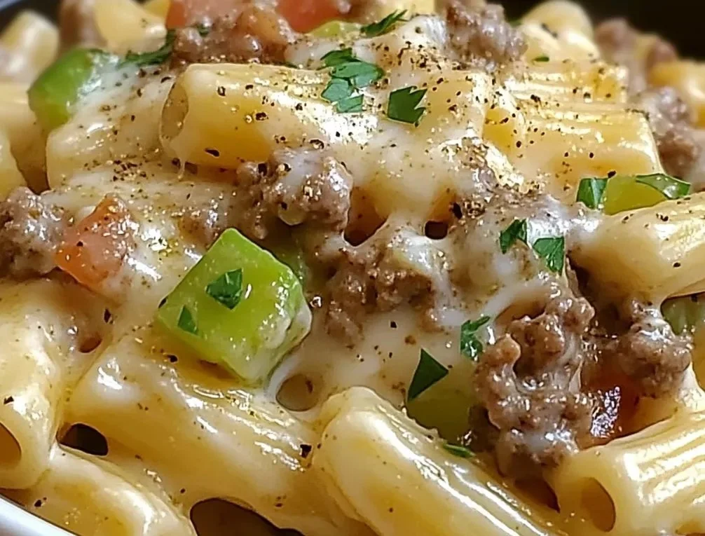 Philly Cheesesteak Pasta