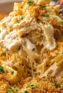 Ritz Cracker Chicken Casserole topped with crispy crackers