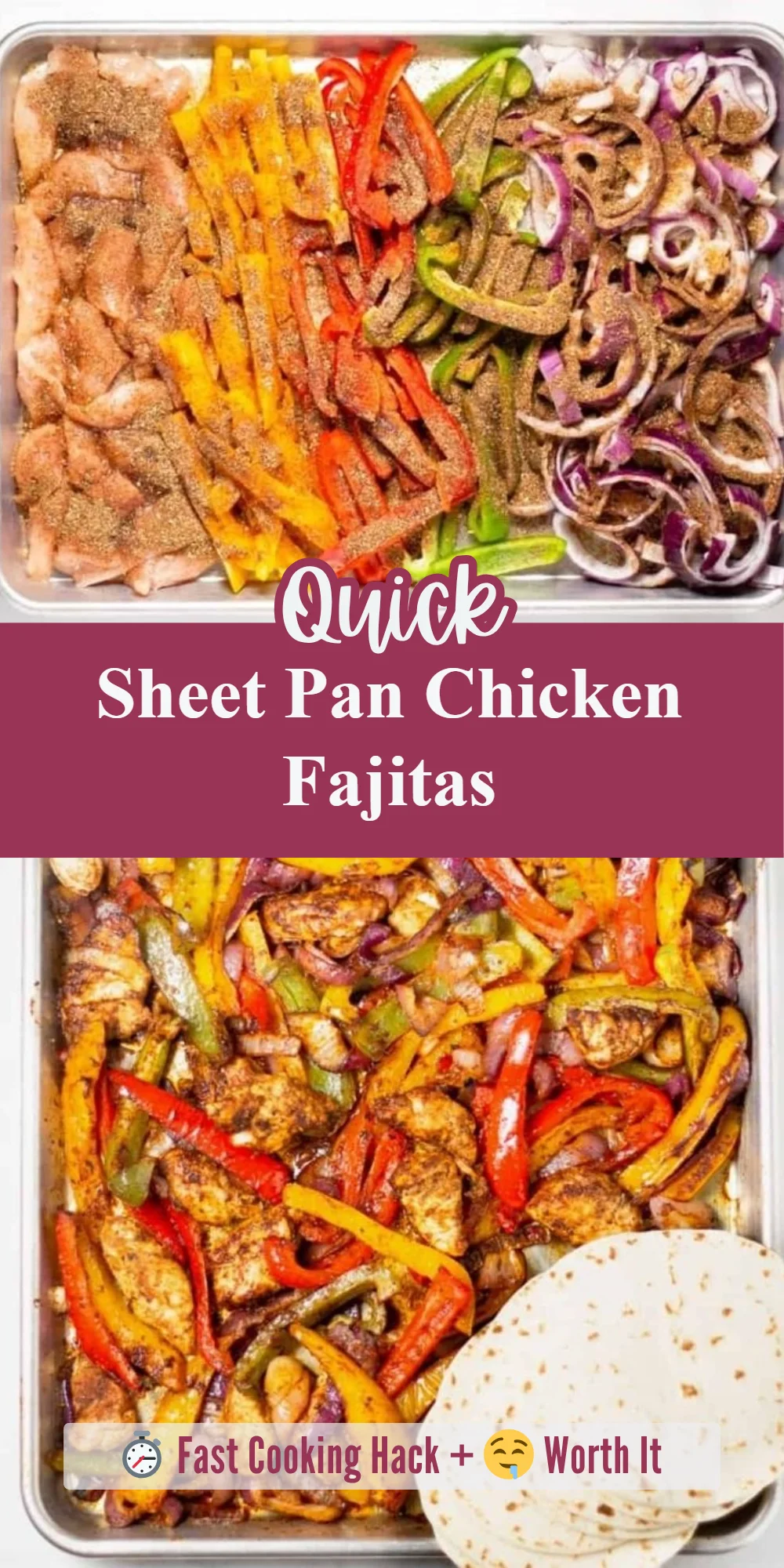 Sheet Pan Chicken Fajitas