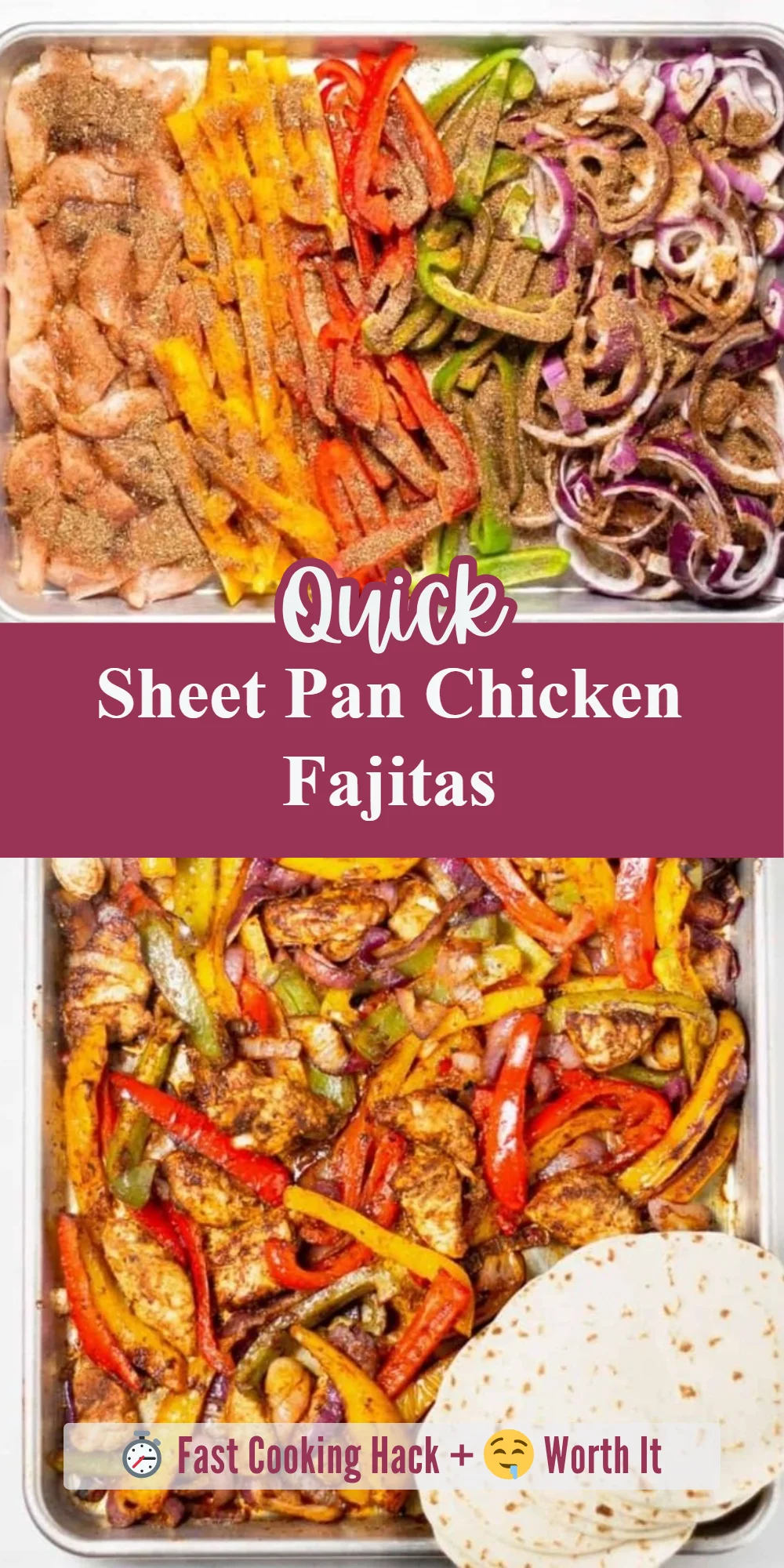 Sheet Pan Chicken Fajitas