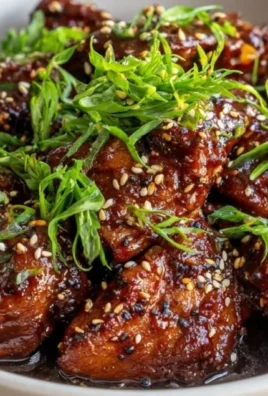 Delicious slow cooker chicken thighs garnished with herbs