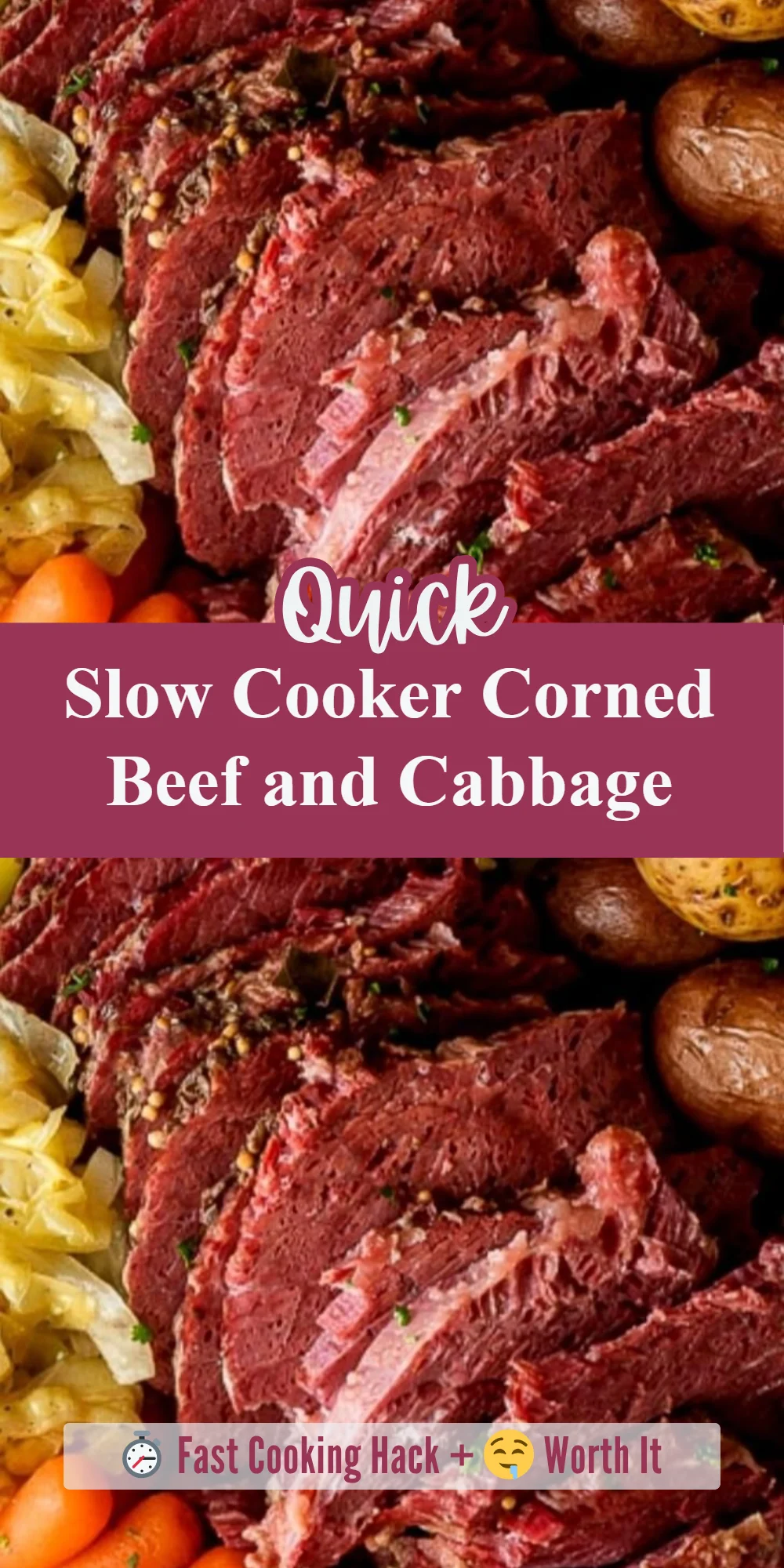 Slow Cooker Corned Beef and Cabbage
