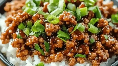 Honey garlic turkey dish served with vegetables, ready in 25 minutes.