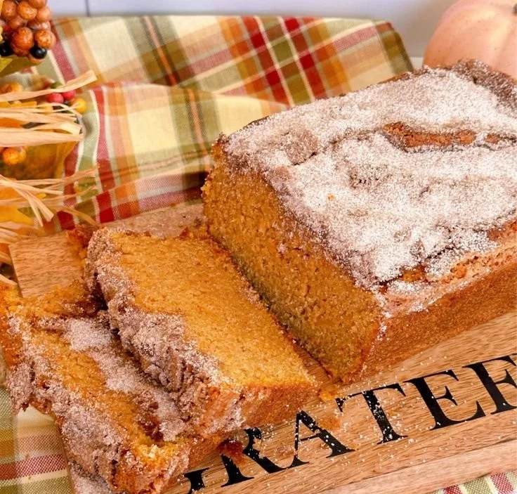 Freshly baked sweet potato bread with a golden crust and rich texture