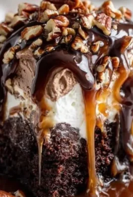 Delicious homemade Turtle Cake with chocolate, caramel, and pecans